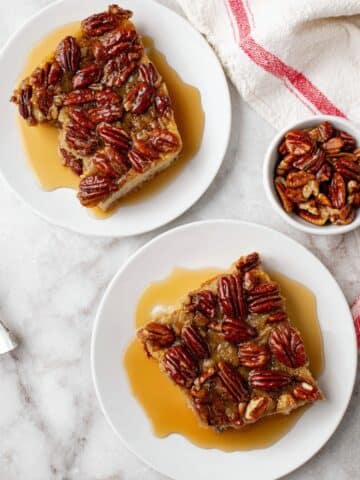 French Toast Casserole with Sourdough Bread and Pecans Recipe