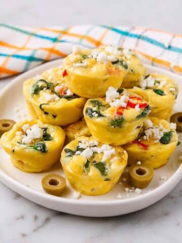 Mediterranean Egg Bites in a Muffin Tin Recipe