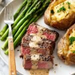 Steak Au Poivre with Peppercorn Crust and Brandy Cream Sauce Recipe