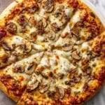 Mushroom Ricotta and Four Cheese Pizza Recipe