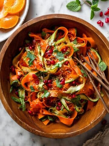 Carrot Salad with Citrus Miso-Ginger Dressing Recipe