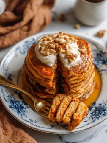 Carrot Cake Protein Pancakes Recipe