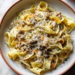 White Bolognese with Pappardelle Recipe
