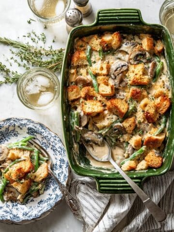 Green Bean Casserole with Cashew Cream Recipe