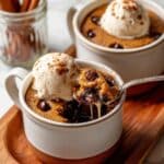 Pumpkin Mug Cake with Chocolate Chips Recipe