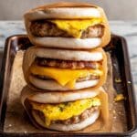 Chicken and Egg Freezer Breakfast Sandwiches Recipe