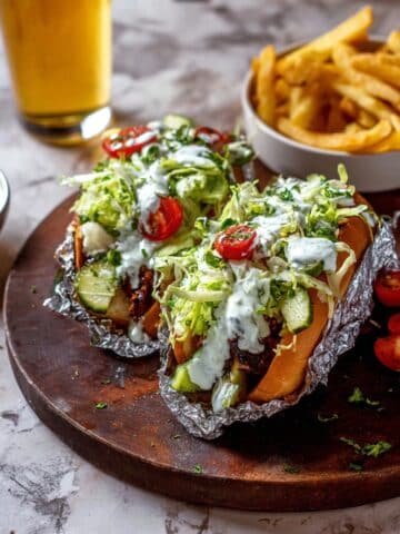 Greek Feta and Melty Gouda Cheesesteak Recipe