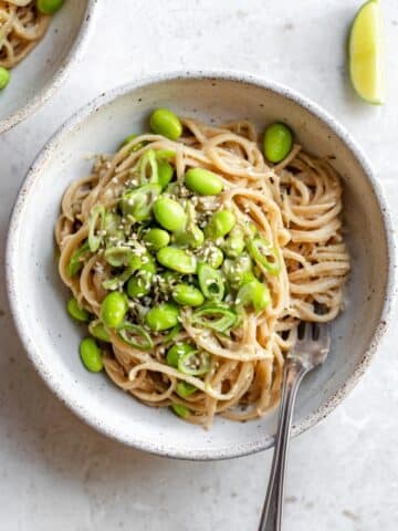 Easy Creamy Tahini Noodles Recipe