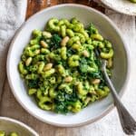 Easy White Bean Pesto Pasta Recipe