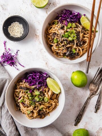 One-Pot Miso Pasta with Mushrooms Recipe