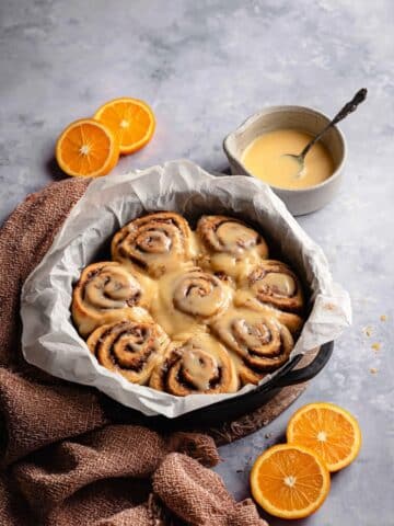 Orange Cinnamon Rolls with Orange Glaze Recipe
