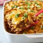 Corn Chip Pie Casserole with Ground Beef Recipe
