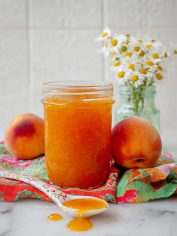 Homemade No Pectin Peach Jam Recipe