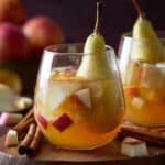 Spiced Apple and Pear White Sangria Recipe