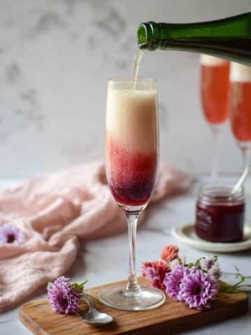 Plum Bellini Cocktail Recipe