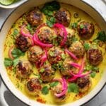 Creamy Coconut Chicken Satay Meatballs Recipe
