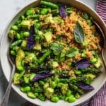 Crispy Quinoa and Roasted Asparagus Salad Recipe