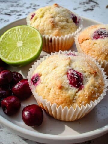 Browned Butter Cranberry Lime Muffins Recipe