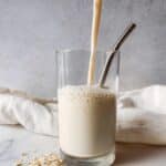 Homemade Oat Milk with Maple Syrup Recipe