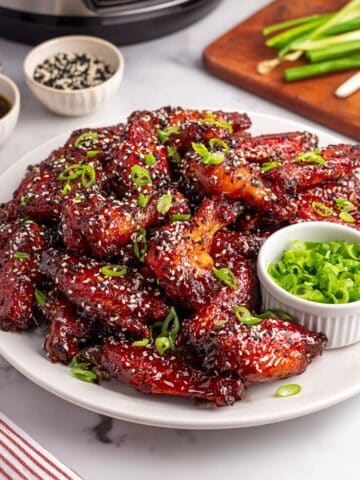 Slow Cooker Spicy Korean Chicken Wings Recipe