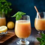 Easy Cantaloupe Lime Agua Fresca Recipe
