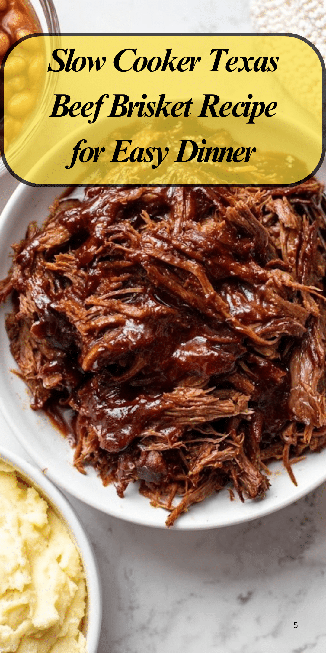 Slow Cooker Texas Beef Brisket | Melt-In-Your-Mouth Flavor