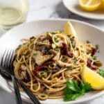 Mediterranean Pasta with Mushrooms, Artichokes, and Sundried Tomatoes Recipe