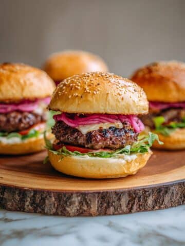 Blue Cheese Burgers Recipe