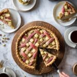 Rhubarb and Pistachio Galette Recipe