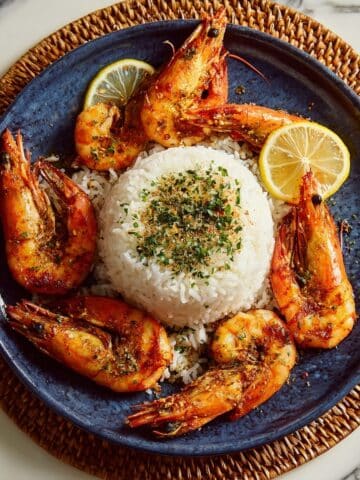 Baked Colossal Shrimp with Garlic and Herb Seasoning Recipe