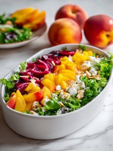 Nectarine Salad with Arugula and Cheddar Recipe