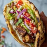 Chicken Souvlaki Wraps with Tzatziki and Fresh Salad Recipe