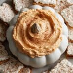 Pumpkin Cheesecake Dip with White Chocolate Graham Crackers Recipe