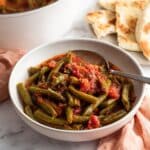 Lebanese Green Beans (Loubieh Bi Zeit) Recipe