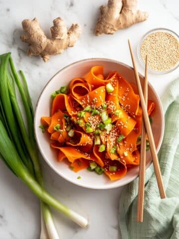 Carrot Salad with Sesame and Ginger Recipe