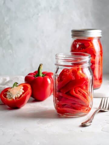 How to Roast Red Peppers Recipe