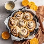 Orange Zest Cinnamon Rolls with Orange Glaze Recipe