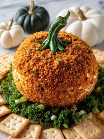 Pumpkin-Shaped Cheese Ball Recipe