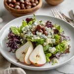 Fall Chopped Salad with Pears, Bleu Cheese, and Hazelnuts Recipe