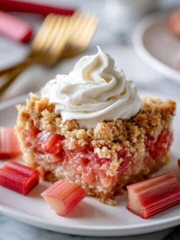 Rhubarb Dump Cake Recipe