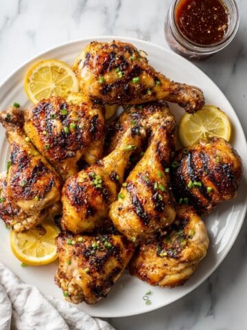 Juicy Grilled Chicken Leg Quarters with BBQ Glaze Recipe