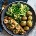 Plaice with Brown Butter Shrimp Recipe