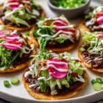 Smash Tacos with Honey-Soy Glaze and Fresh Toppings Recipe