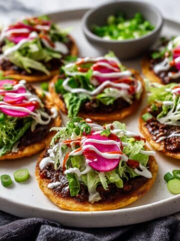 Smash Tacos with Honey-Soy Glaze and Fresh Toppings Recipe