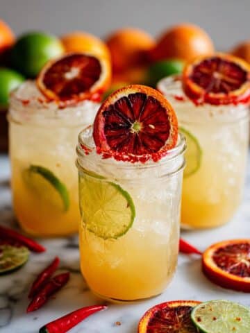 Charred Grapefruit and Ginger Fizz with Chilli Syrup Mocktail Recipe
