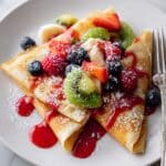Healthy Oat Flour Crepes Recipe