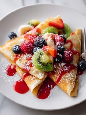 Healthy Oat Flour Crepes Recipe