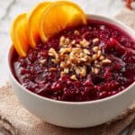Baked Cranberry Sauce with Pecans and Orange Marmalade Recipe