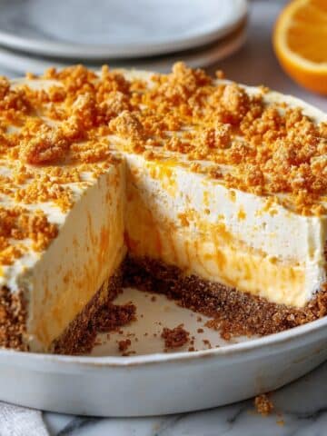 Orange Creamsicle Freezer Pie Recipe