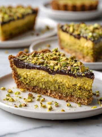 No-bake Dubai Chocolate Tart Recipe
